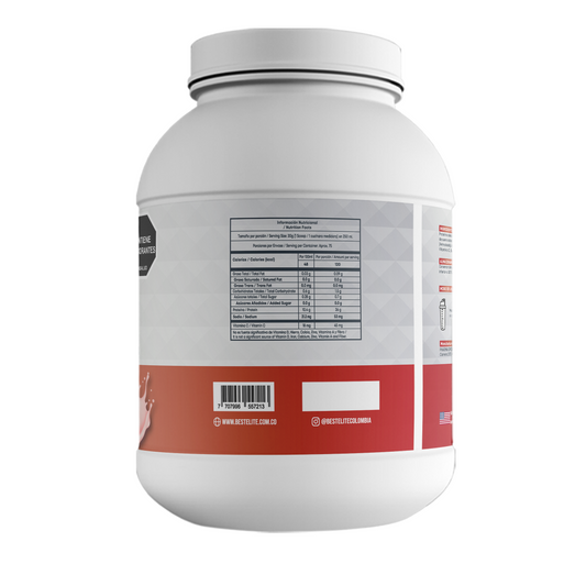 Whey Total (2.270 grs) 5 libras Strawberry - BEST ELITE