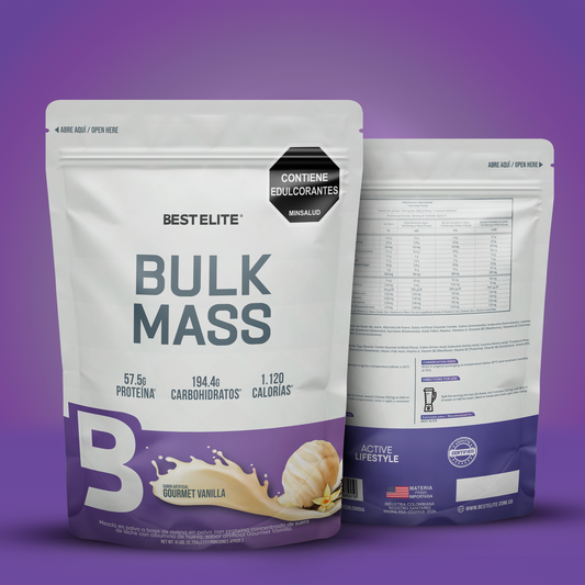 Bulk Mass (2.724 grs) 6 Libras Gourmet Vanilla - Best Elite