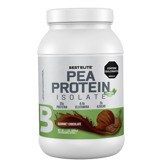 Vegan Pea Protein (908 grs) 2 Libras Gourmet Vanilla - Best Elite