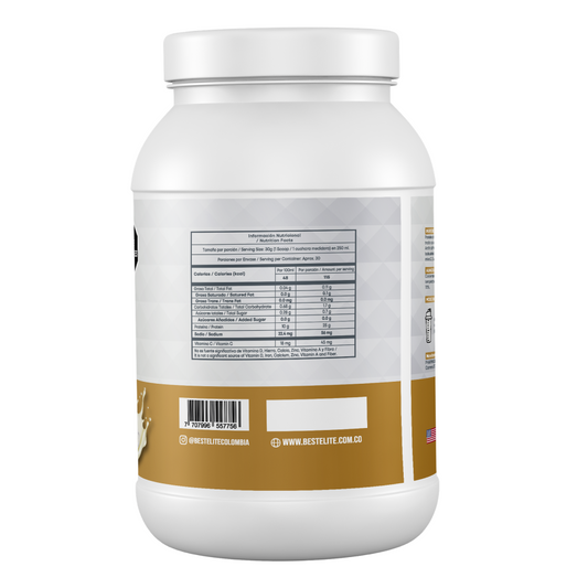 Whey Total (908 grs) 2 libras Mocha Cappuccino - BEST ELITE