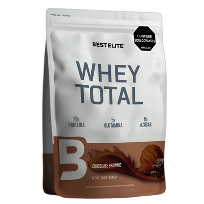 Whey Total (4.540 grs) 10 libras Chocolate Brownie - BEST ELITE