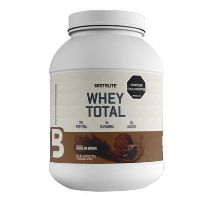 Whey Total (2.270 grs) 5 libras Chocolate Brownie - BEST ELITE