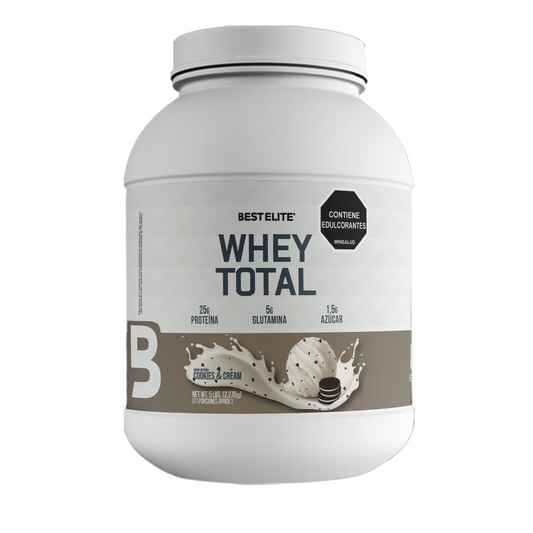 Whey Total (2.270 grs) 5 libras Cookies & Cream - BEST ELITE
