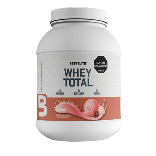 Whey Total (2.270 grs) 5 libras Strawberry - BEST ELITE
