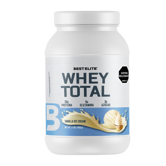 Whey Total (908 grs) 2 libras Vanilla Ice Cream - BEST ELITE