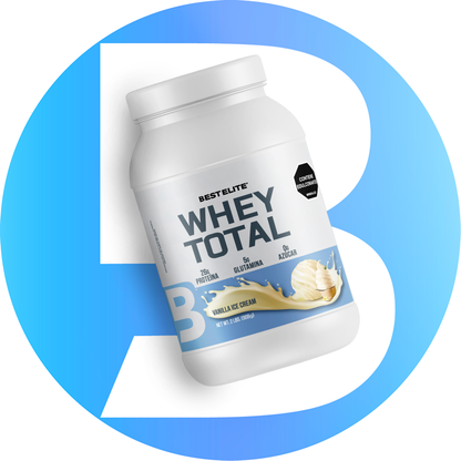 Whey Total (908 grs) 2 libras Vanilla Ice Cream - BEST ELITE